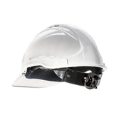 Frontier -  Frontier Tuffguard Vented Hard Hat with Ratchet Harness FCC logo White | 9322297222042